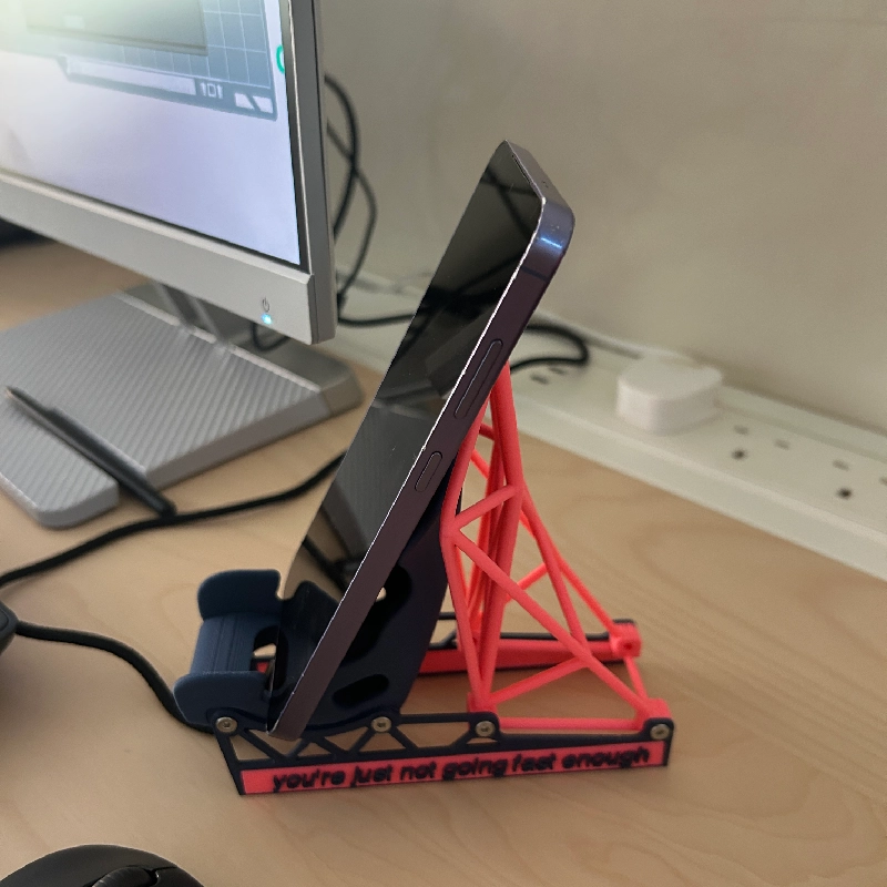 Racing Seat Phone Holder