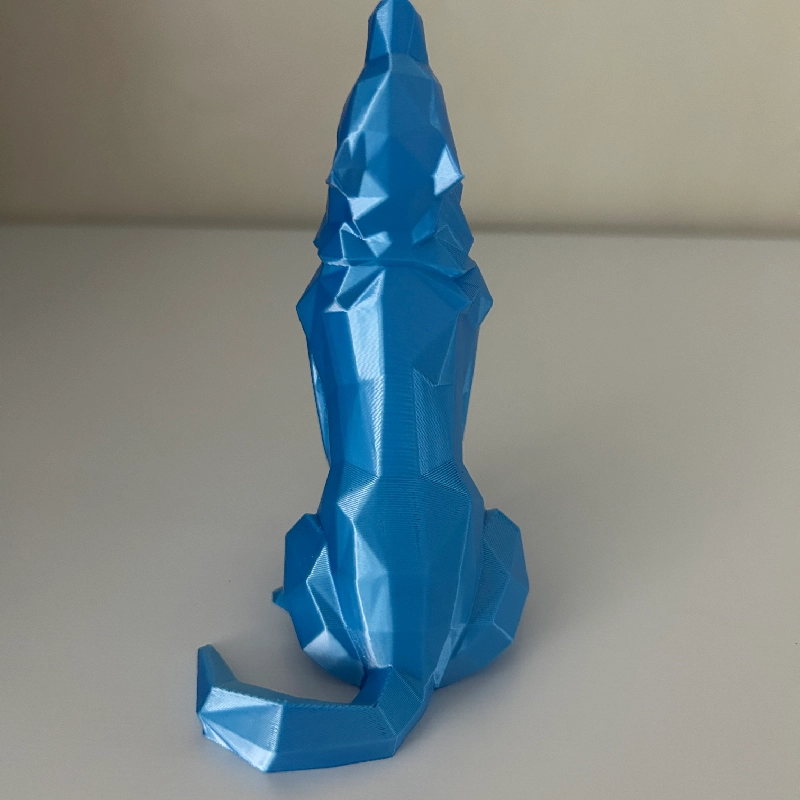 Low Poly Howling Wolf