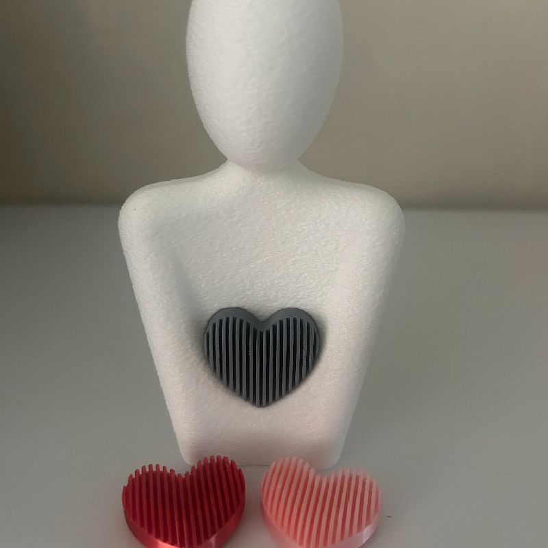 No Body Statue with Heart